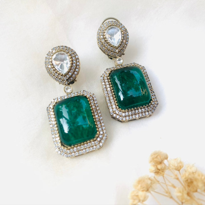 Margarita Green Sparkle Earrings