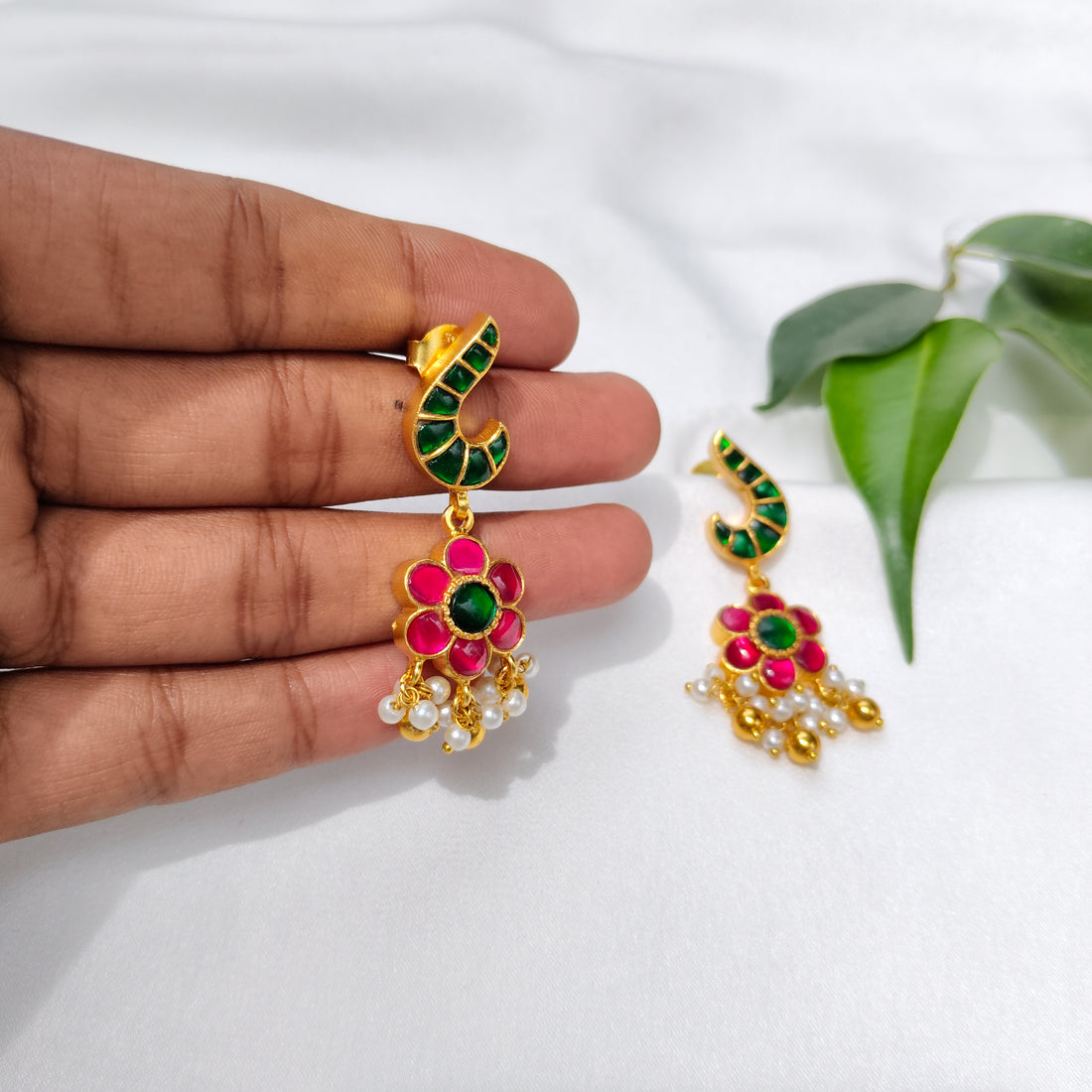 Traditional Indian Jhumka Earrings