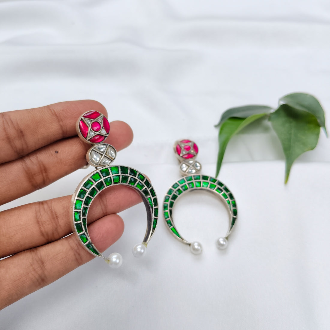 Modern Indian Drop Earrings