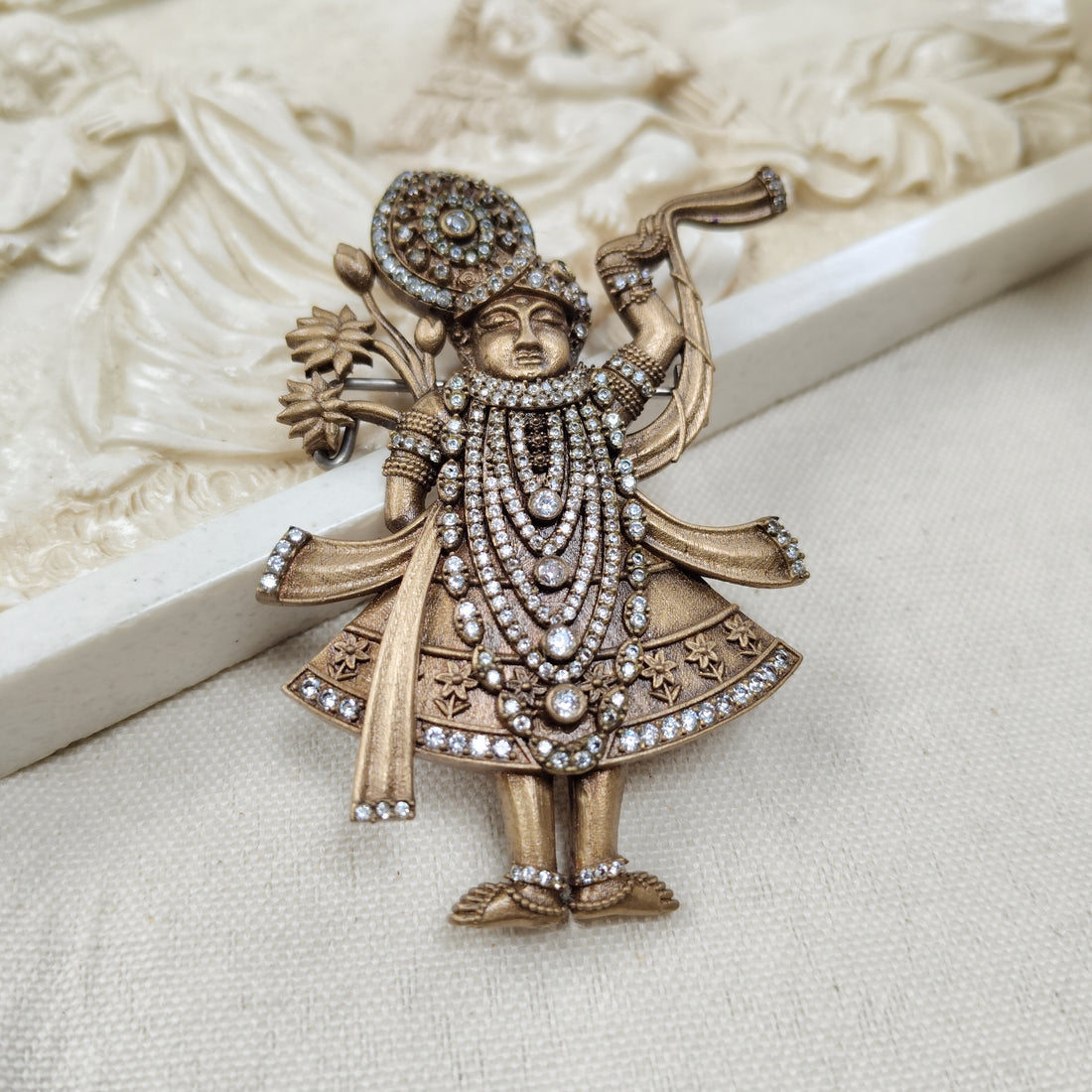 Divine Shrinathji Brooch