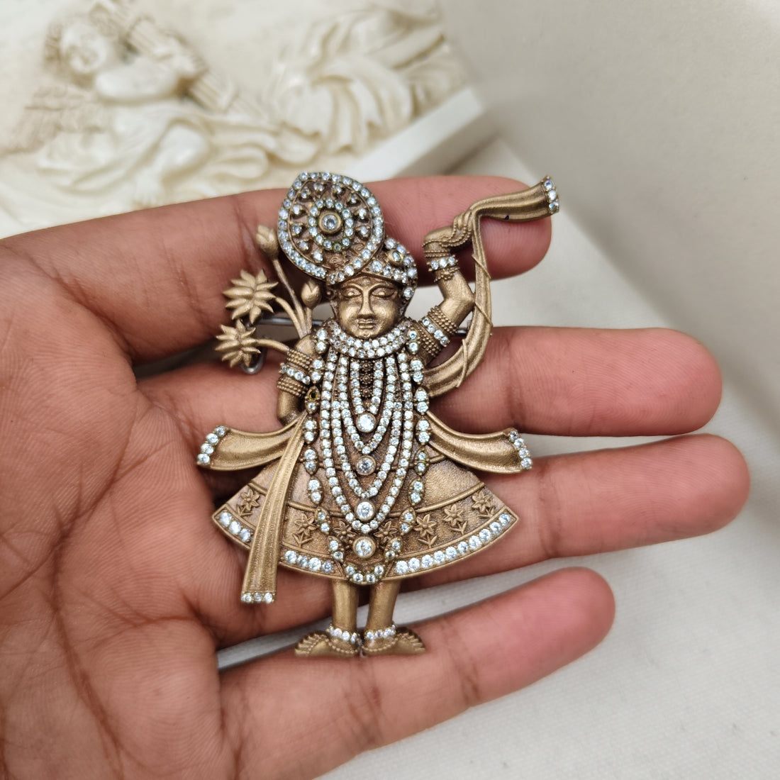 Divine Shrinathji Brooch