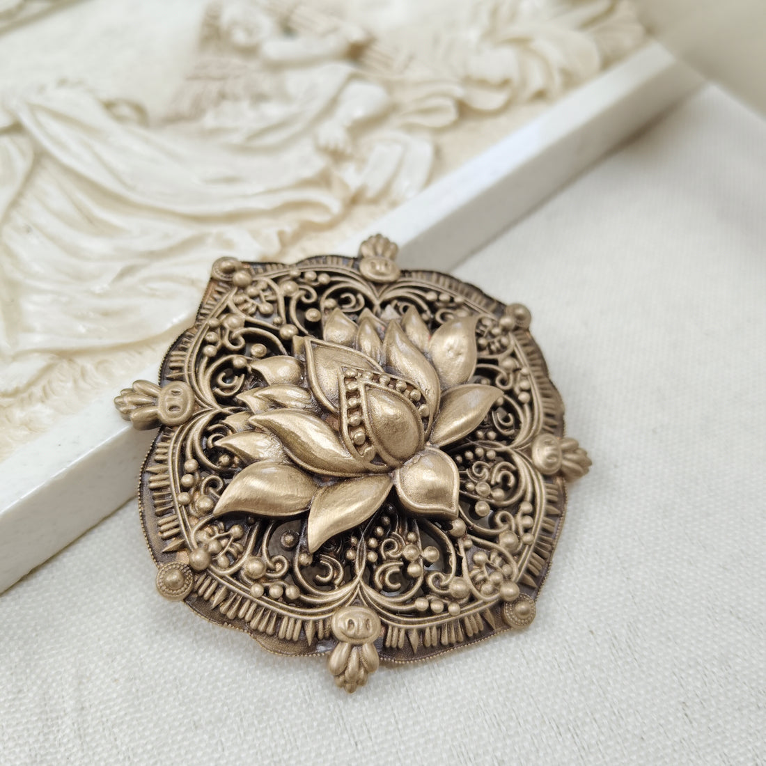 Iconic Lotus Brooch