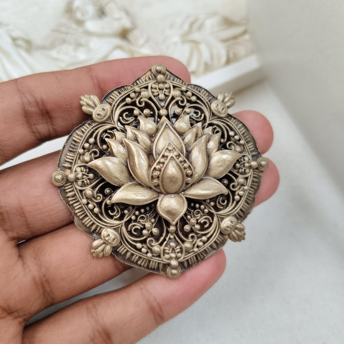 Iconic Lotus Brooch