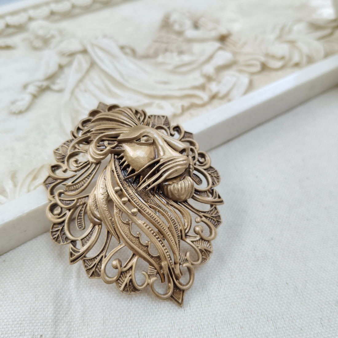 Magnificent Simba Brooch