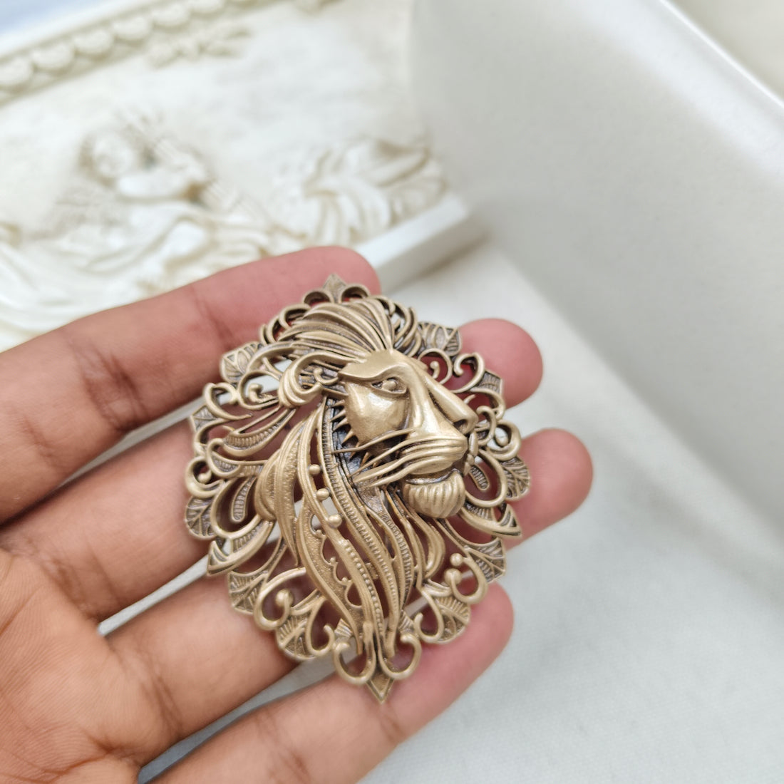 Magnificent Simba Brooch