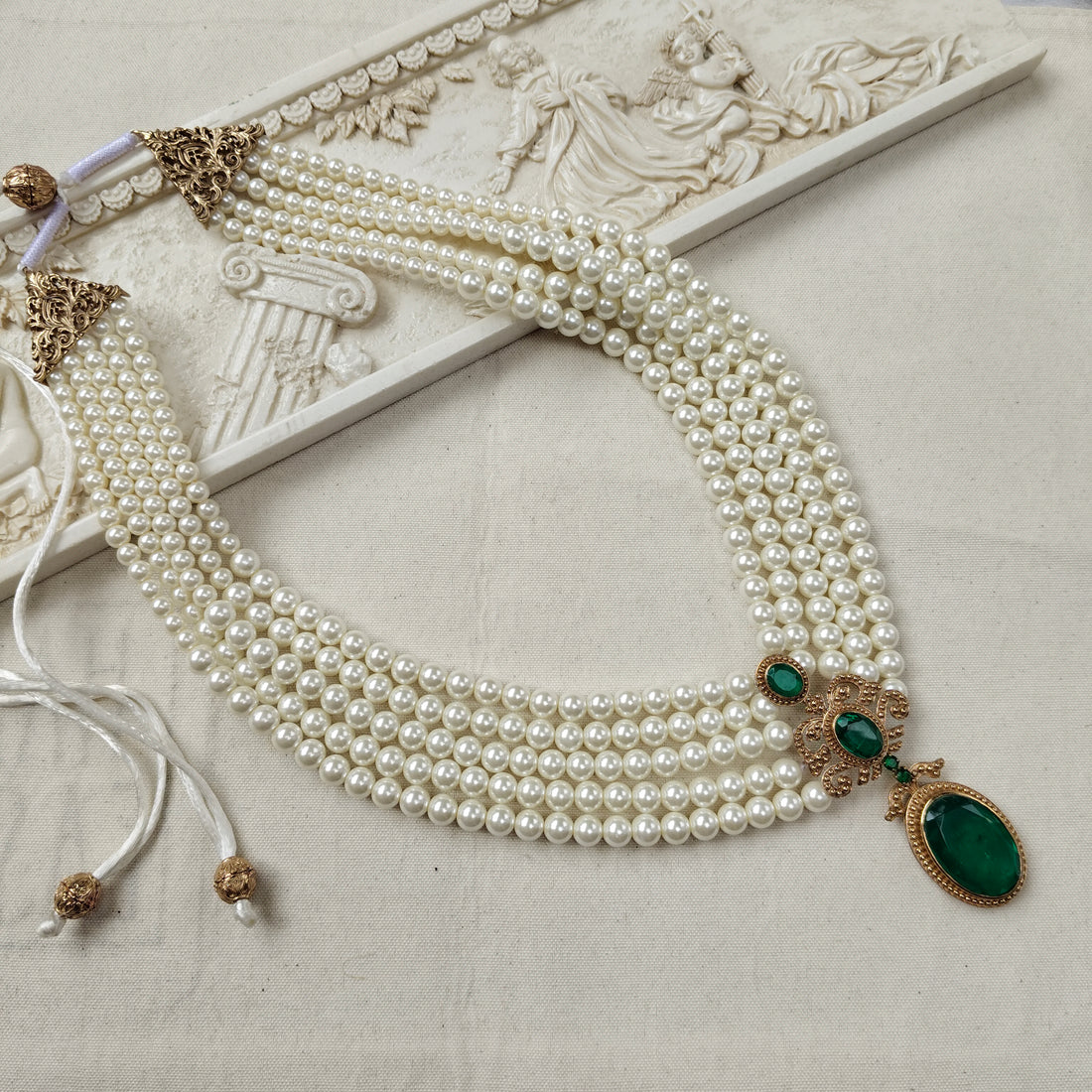 Pearl and Gemstone Necklace