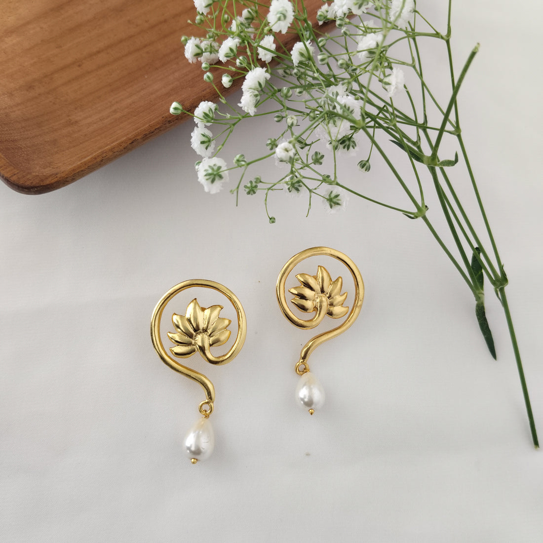 Lotus Bloom Earrings