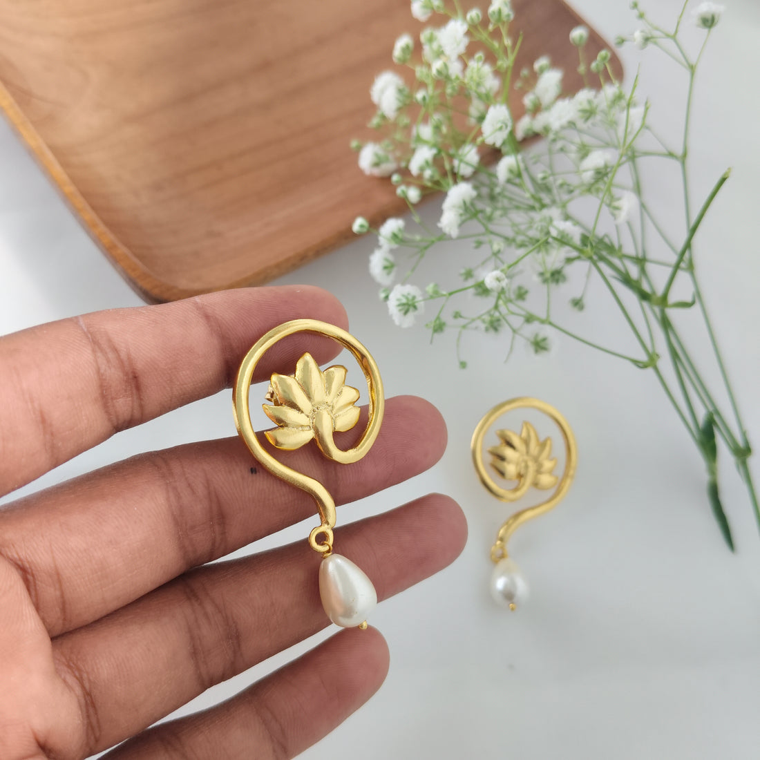 Lotus Bloom Earrings