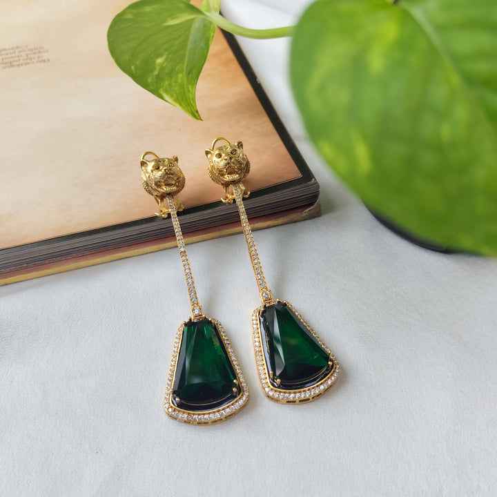 Luxurious Brass Earrings