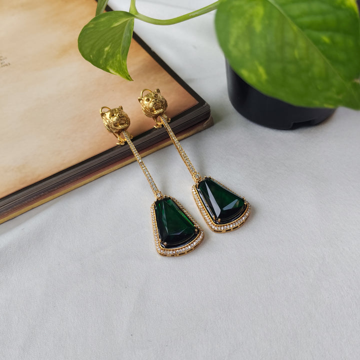 Luxurious Brass Earrings