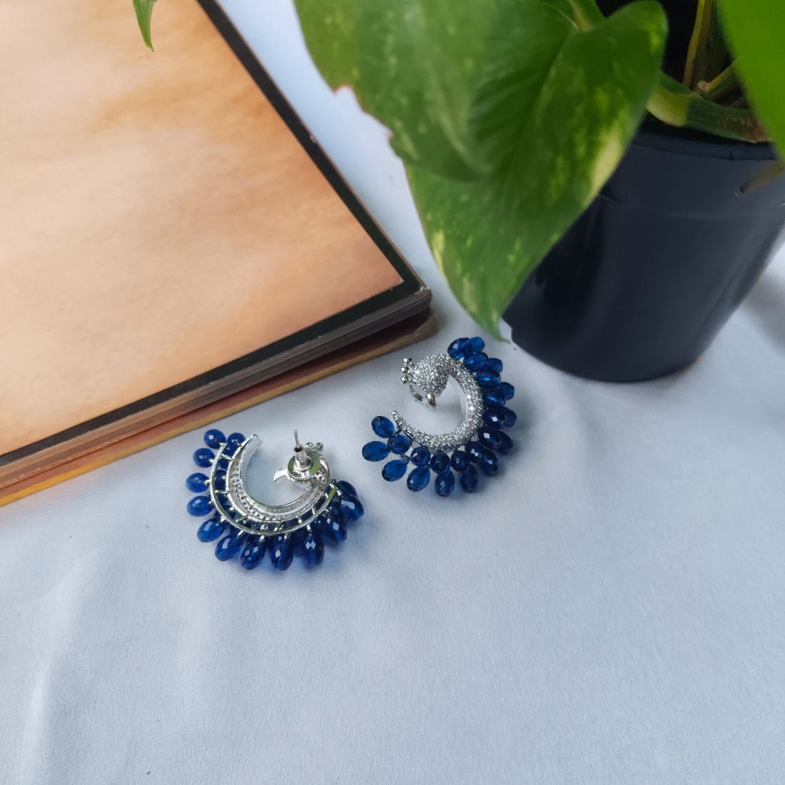 Dazzling Blue Earrings