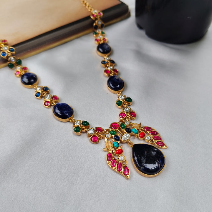 Sapphire Splendor Necklace Set