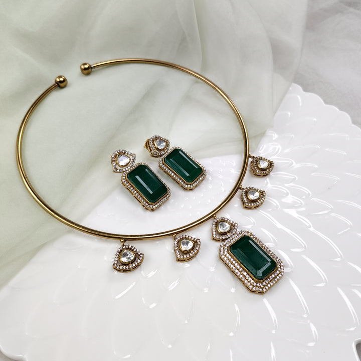 Emerald Necklace Set