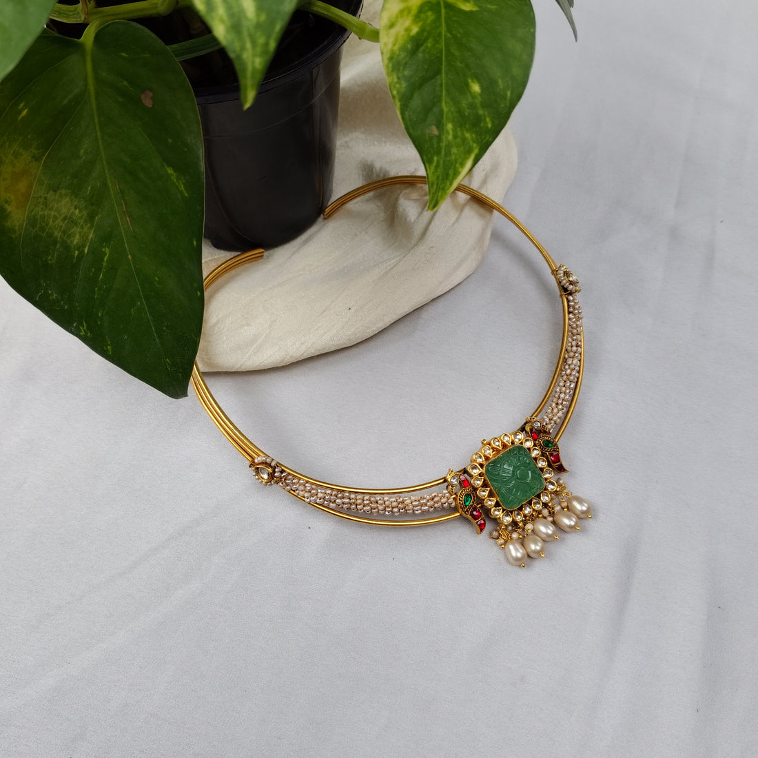 Green Emerald EleganceNecklace