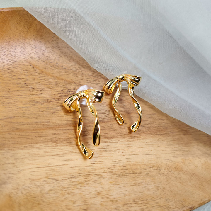 Twisted Bow Earrings