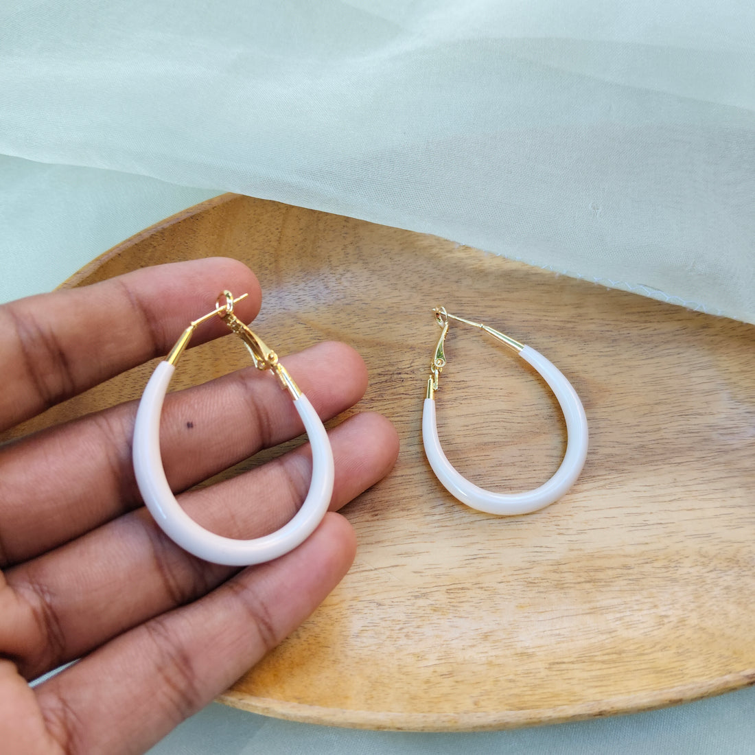 Minimalist Half-Circle Hoops