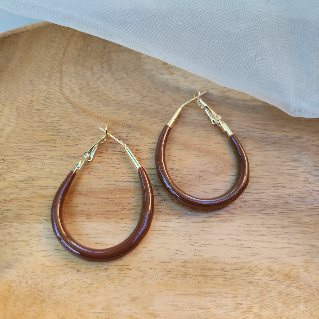 Textured Hoop Earrings