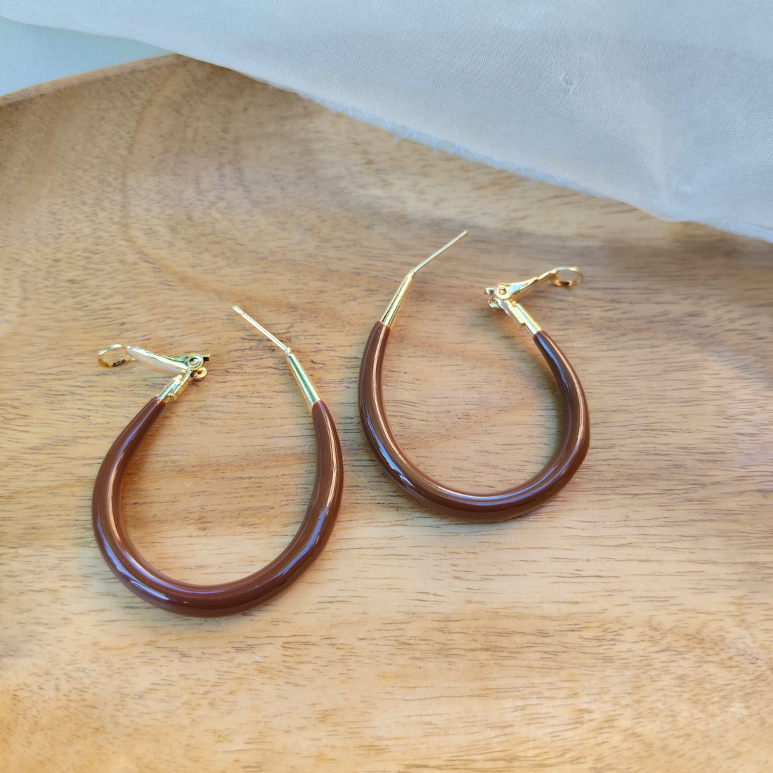 Textured Hoop Earrings