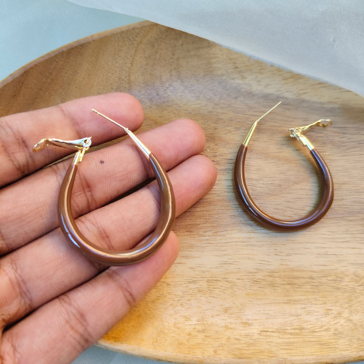 Textured Hoop Earrings