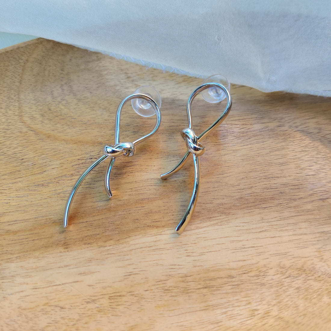 Minimalist Knot Earrings