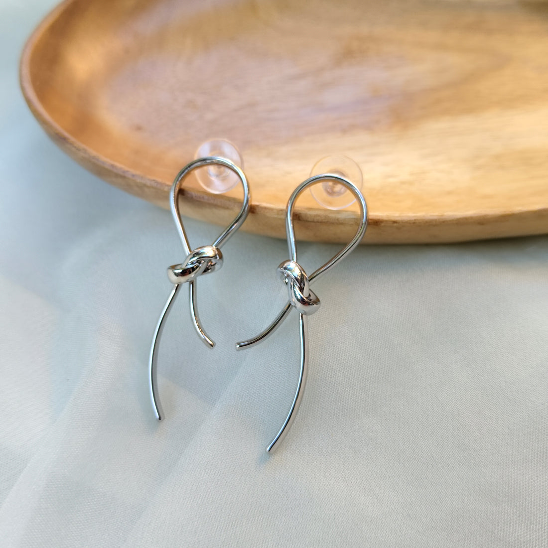 Minimalist Knot Earrings