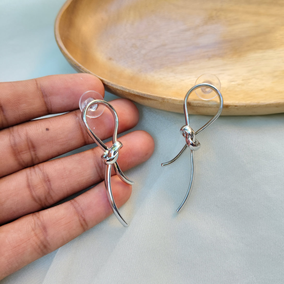 Minimalist Knot Earrings