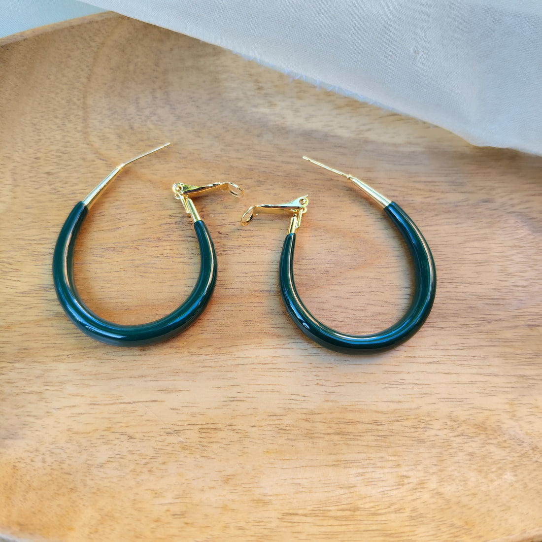 Edgy Hoop Earrings