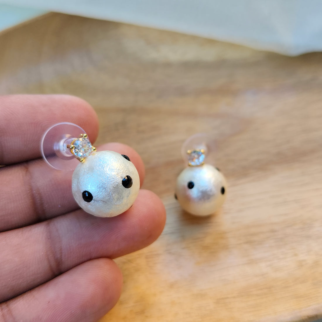 Minimalist Pearl Studs