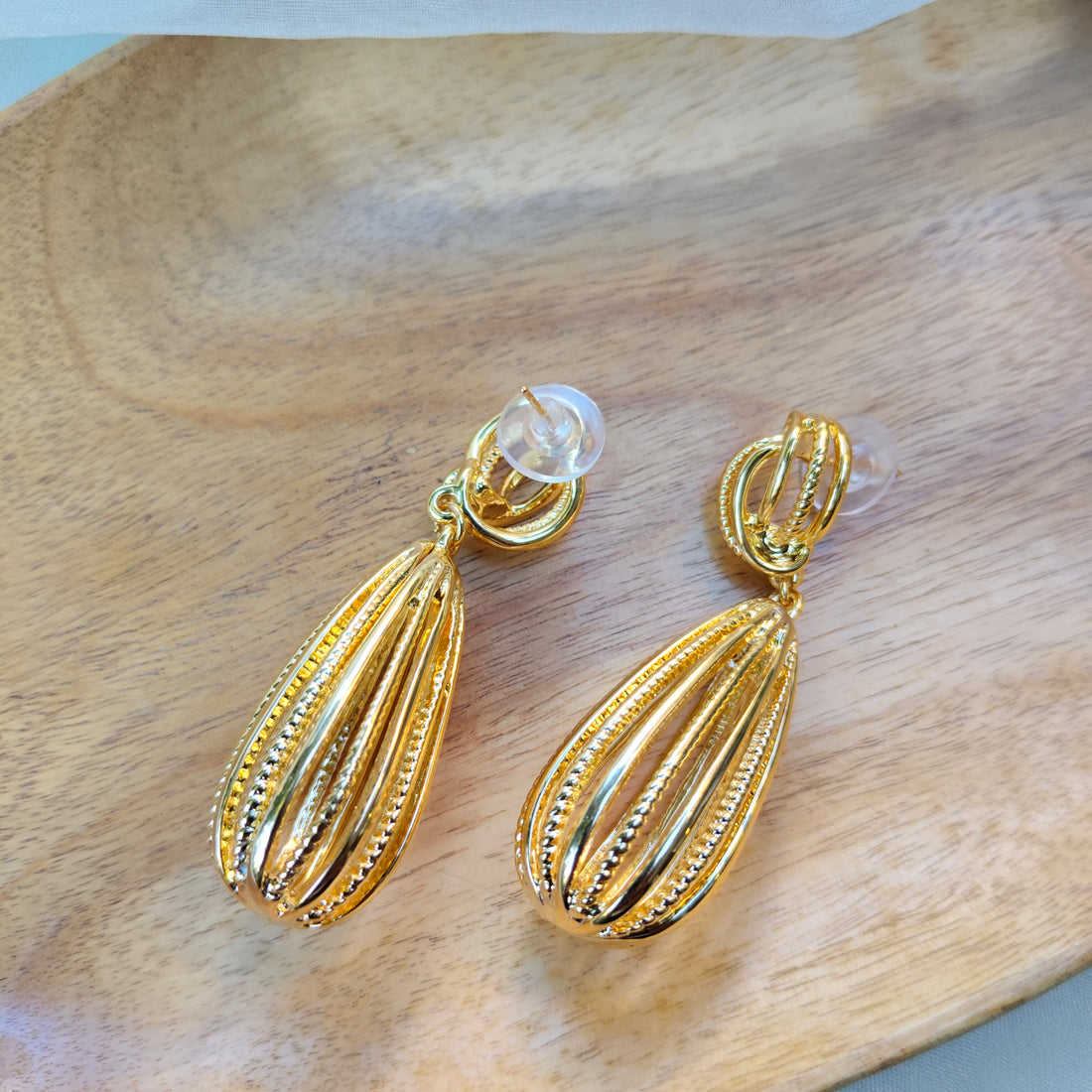 Golden Dangle Earrings