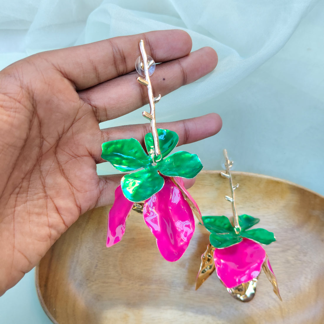 Flower Dangle Earrings