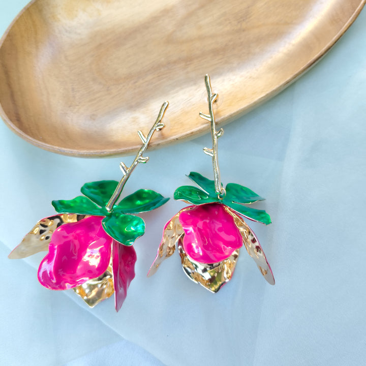 Flower Dangle Earrings