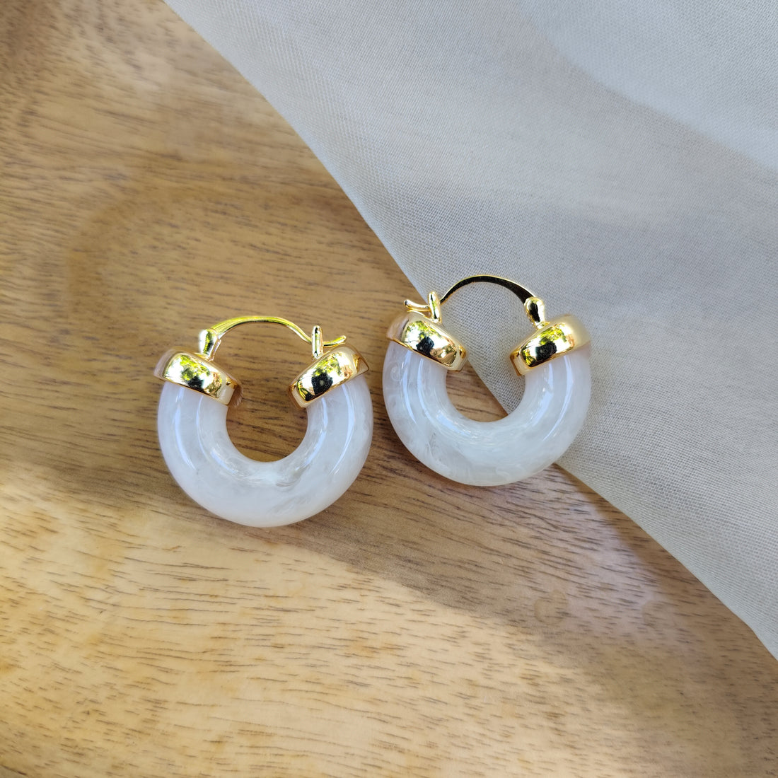 Minimalist Half-Hoop Earrings