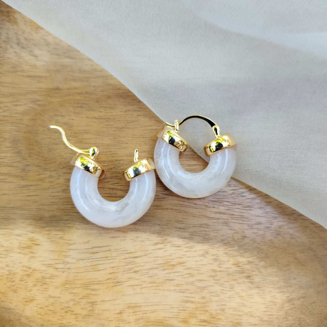 Minimalist Half-Hoop Earrings