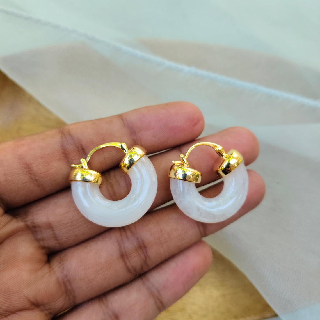 Minimalist Half-Hoop Earrings