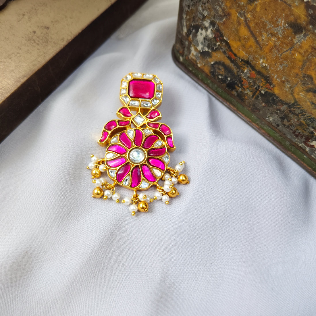 Pink Floral Pendant