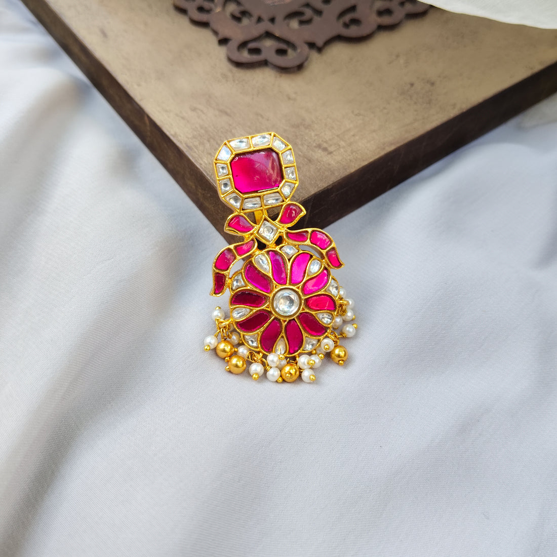 Pink Floral Pendant