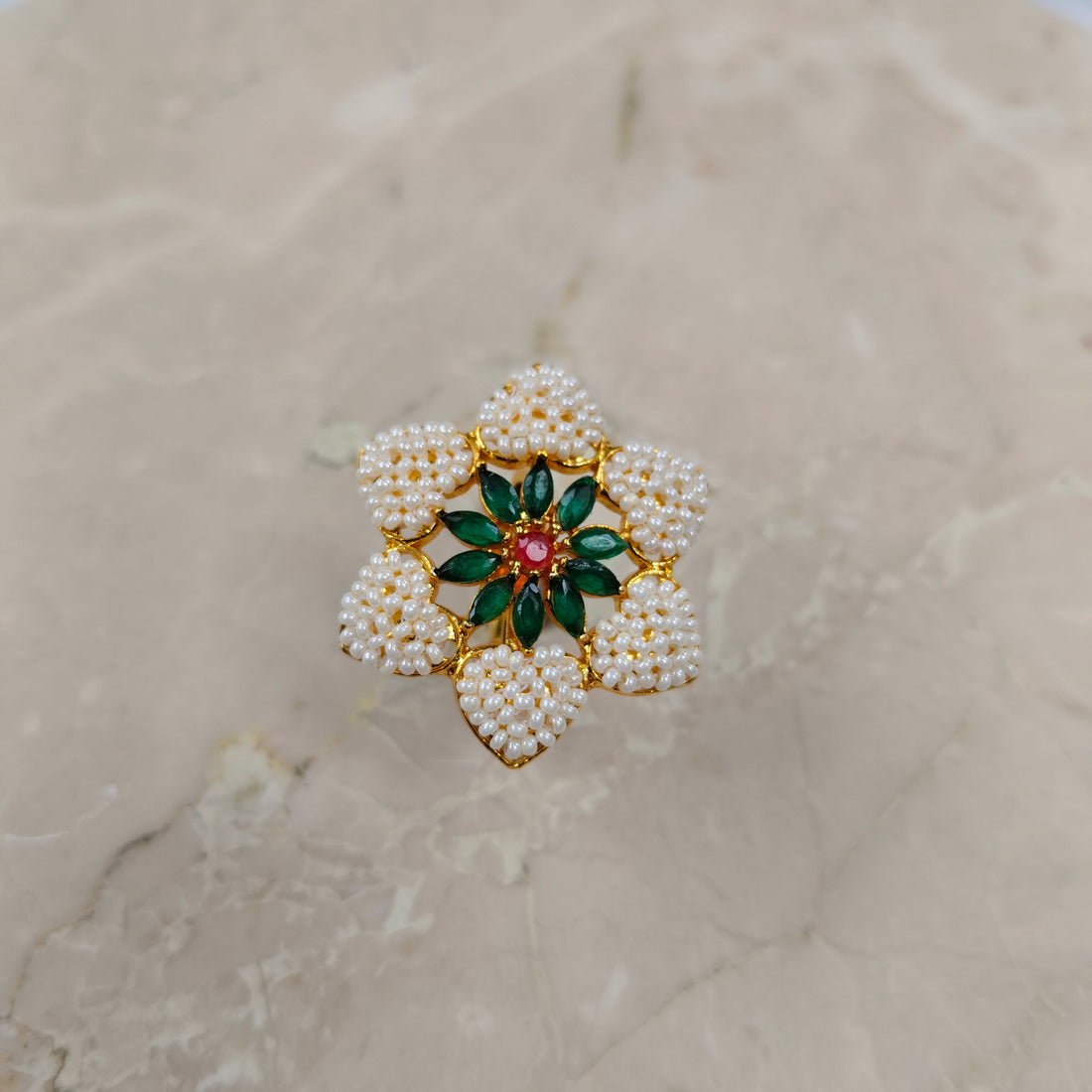 Bohemian Bloom Finger Ring