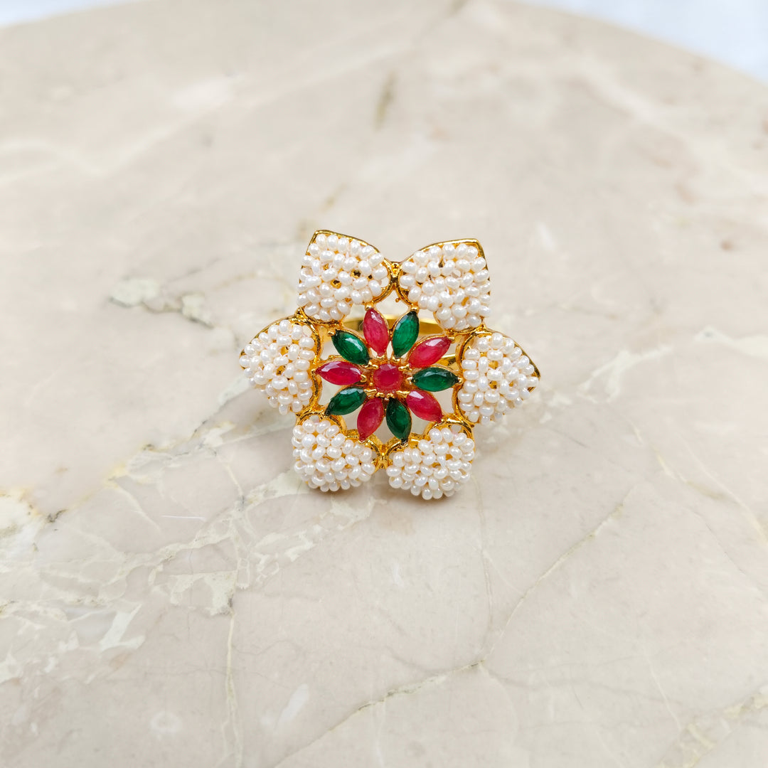 Floral Fantasy Finger Ring