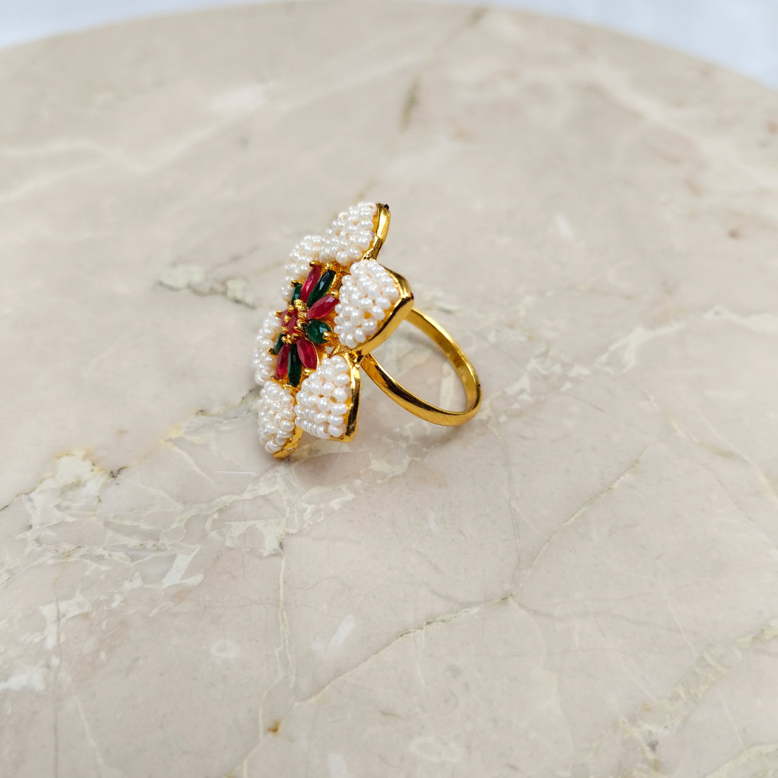 Floral Fantasy Finger Ring