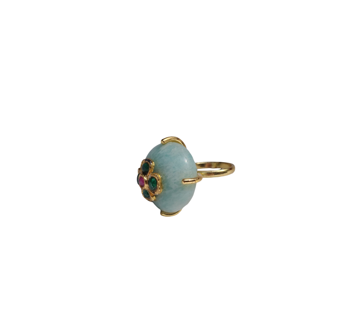 Turquoise Bloom Ring