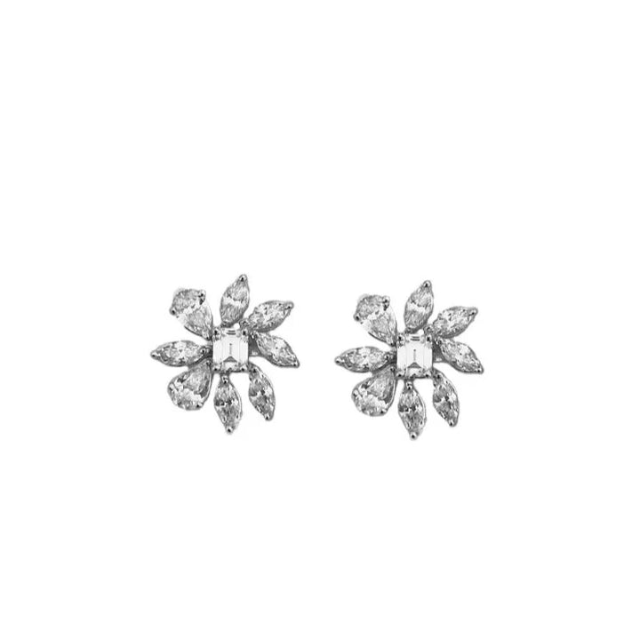 Marquee Flower Shaped Stud