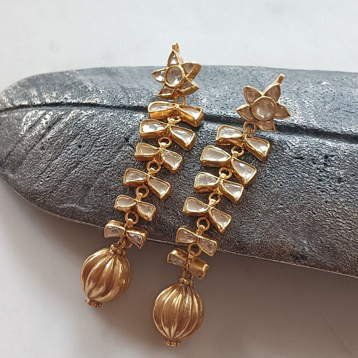 Golden Radiance Danglers Earrings