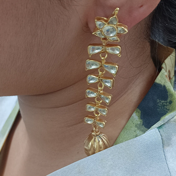 Golden Radiance Danglers Earrings