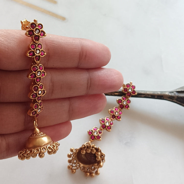 Five Step Grandeur Jhumkas