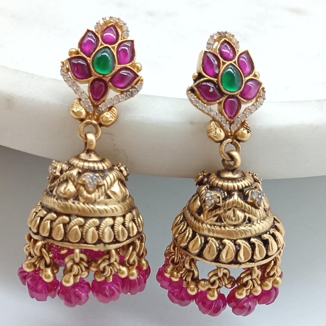 Kundan Heritage Jhumkas