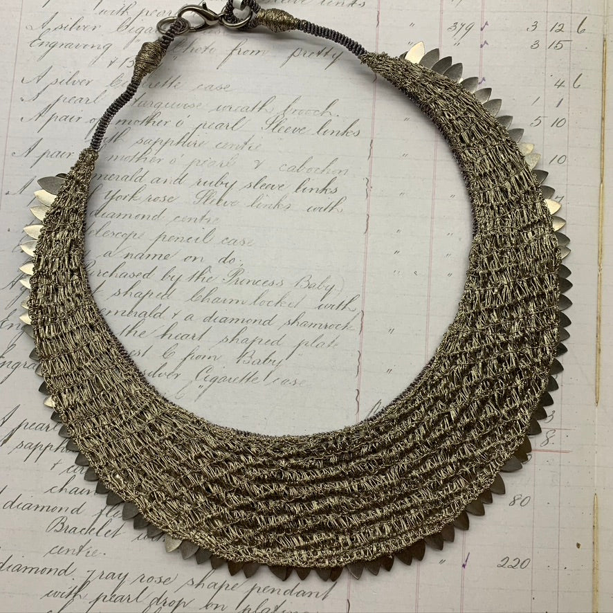 Eiderdown Oxidized Necklace