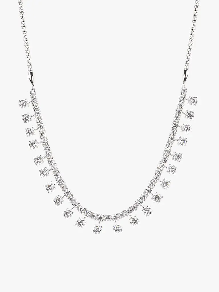 ETHNIC SOLITAIRE NECKLACE WITH EARRINGS