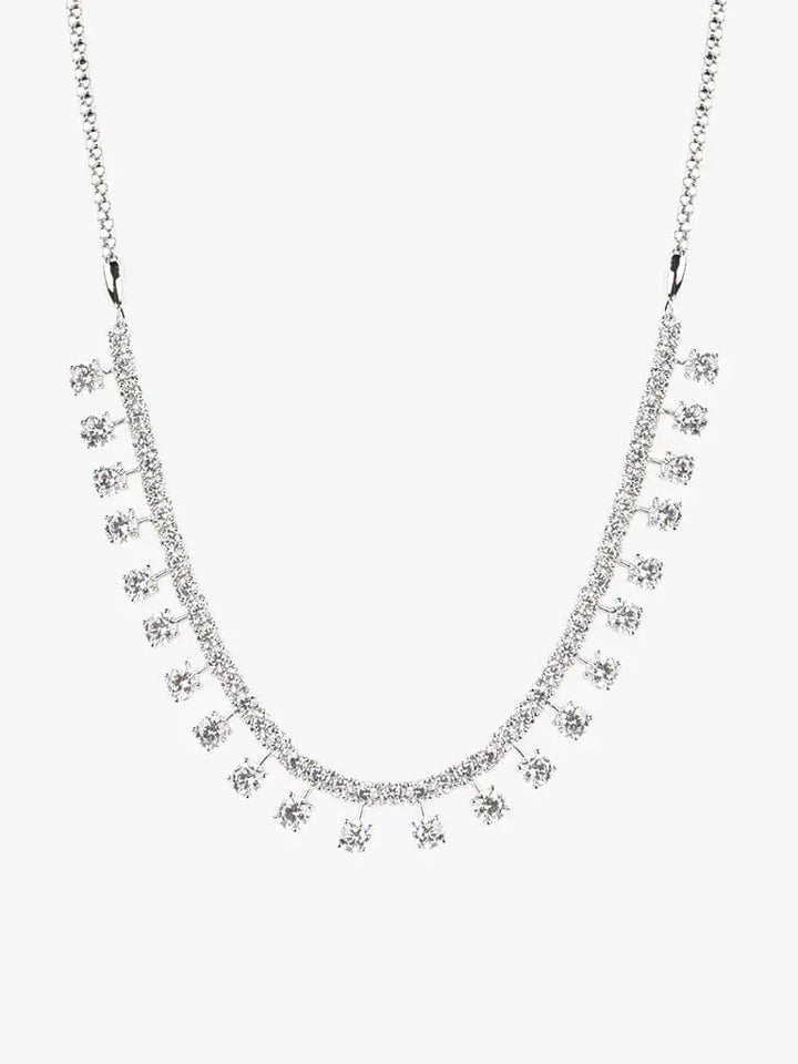 ETHNIC SOLITAIRE NECKLACE WITH EARRINGS