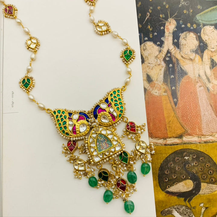 Nyamali Emerald Dangler Necklace