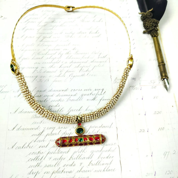 5. Ratna Manjari Heritage Necklace